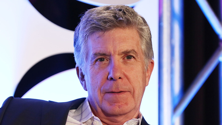 Tom Bergeron not smiling