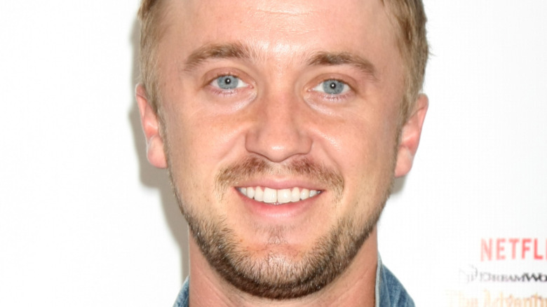 Tom Felton at the Toyota Grand Prix