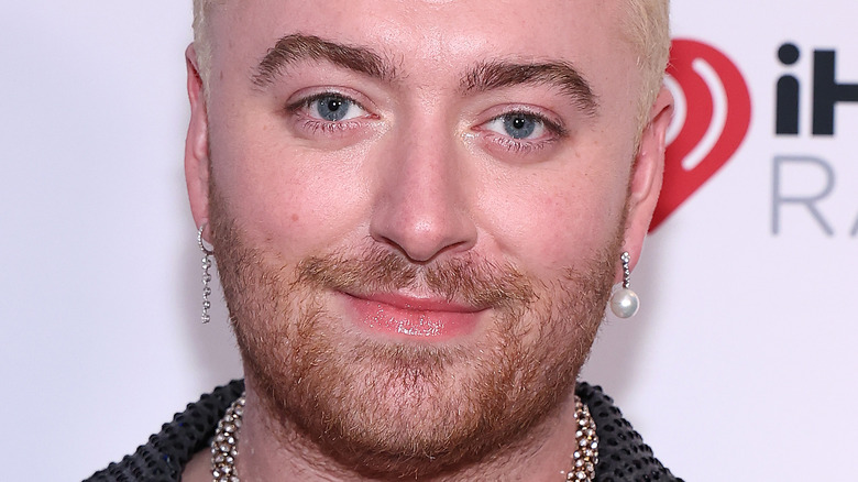 Sam Smith platinum blonde hair 