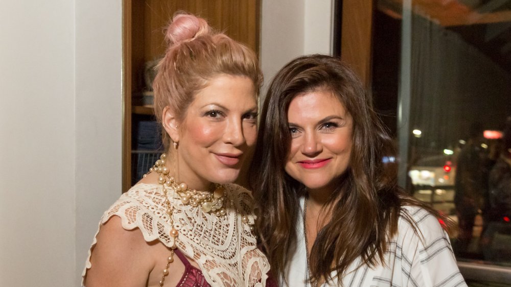 Tori Spelling and Tiffani Thiessen