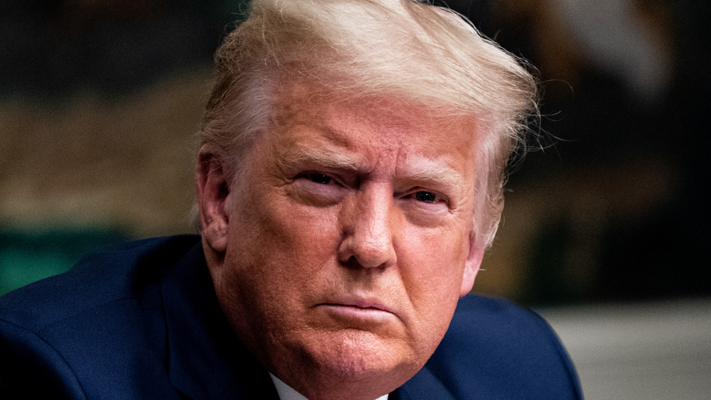 Donald Trump at Oval Office desk