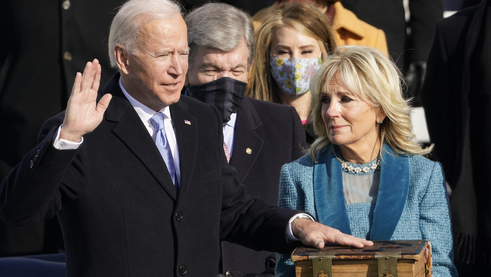 Joe Biden and Jill Biden at the Inauguration