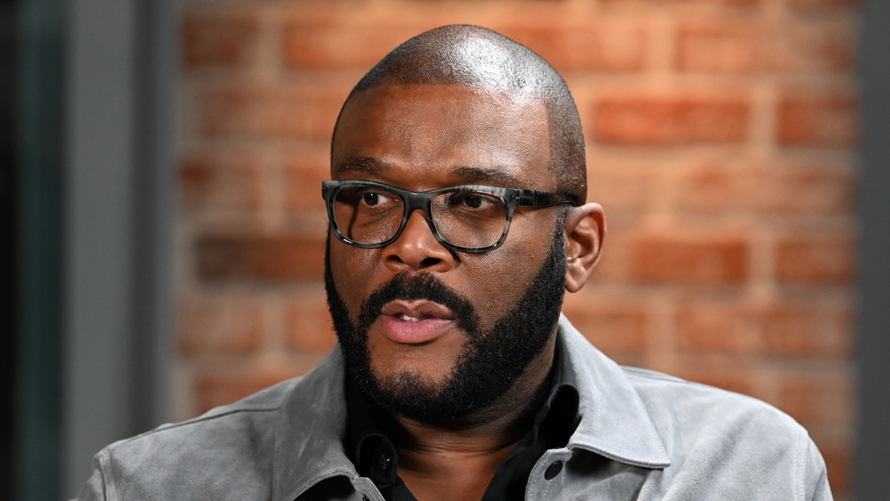 Tyler Perry talking seriously 