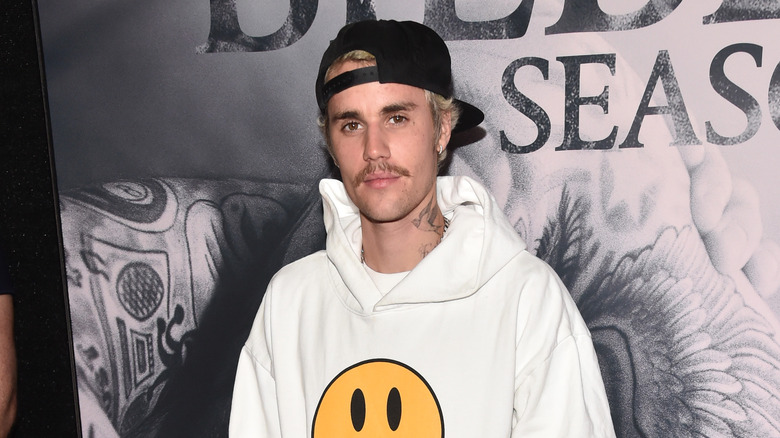 Justin Bieber posing