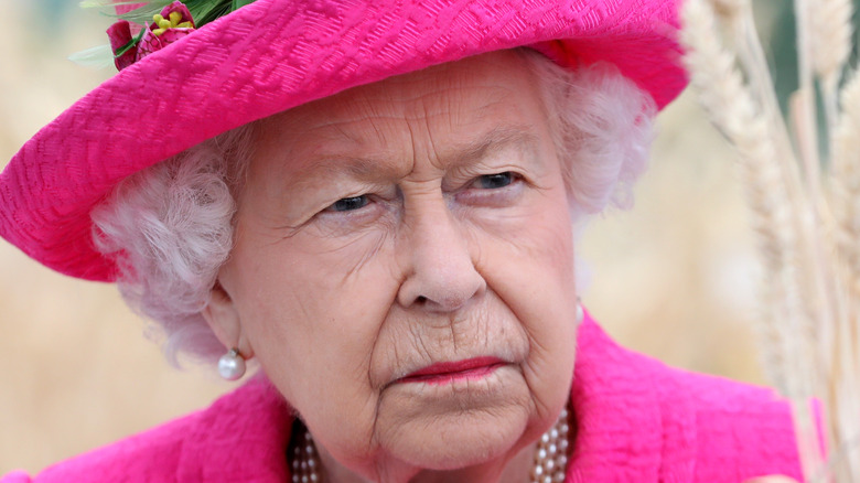 Queen Elizabeth smiling 