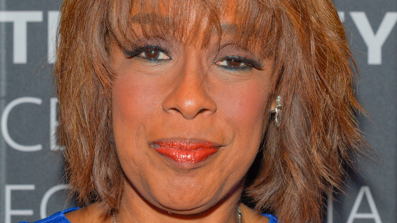Gayle King on the red carpet