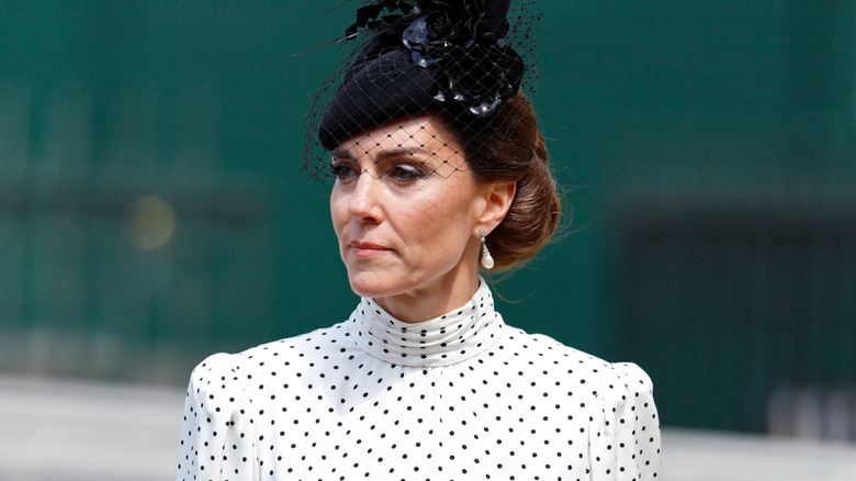 Kate Middleton not looking at camera
