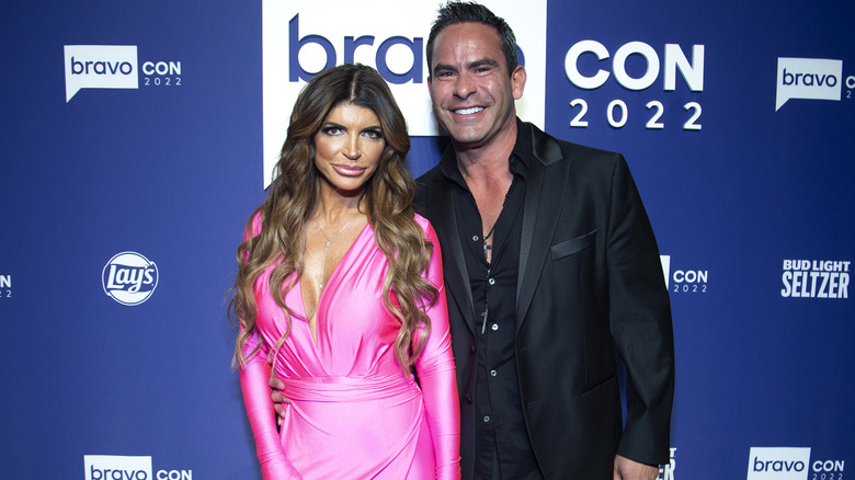 Teresa Giudice and Luis Ruelas pose together