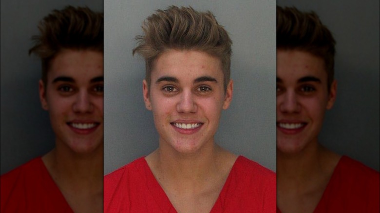 Justin Bieber's 2014 mugshot