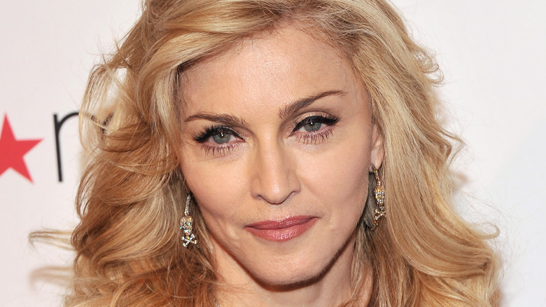 Madonna poses for a photo