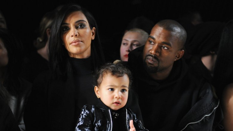 Kim Kardashian, North West, Kanye West