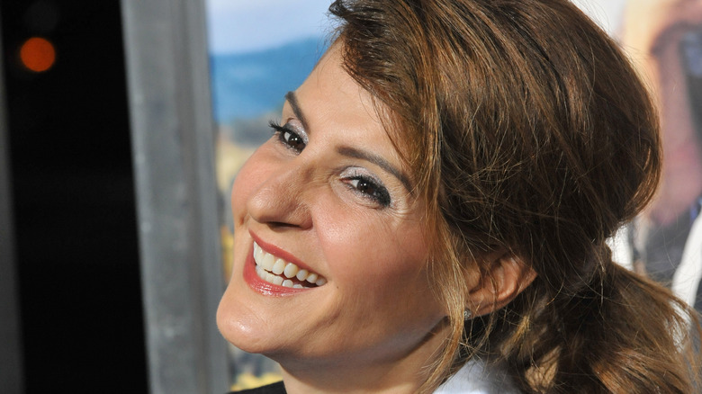 Nia Vardalos smiling profile