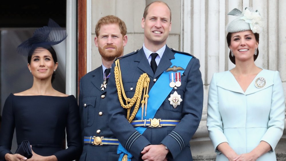 Prince William, Prince Harry, Kate Middleton and Meghan Markle