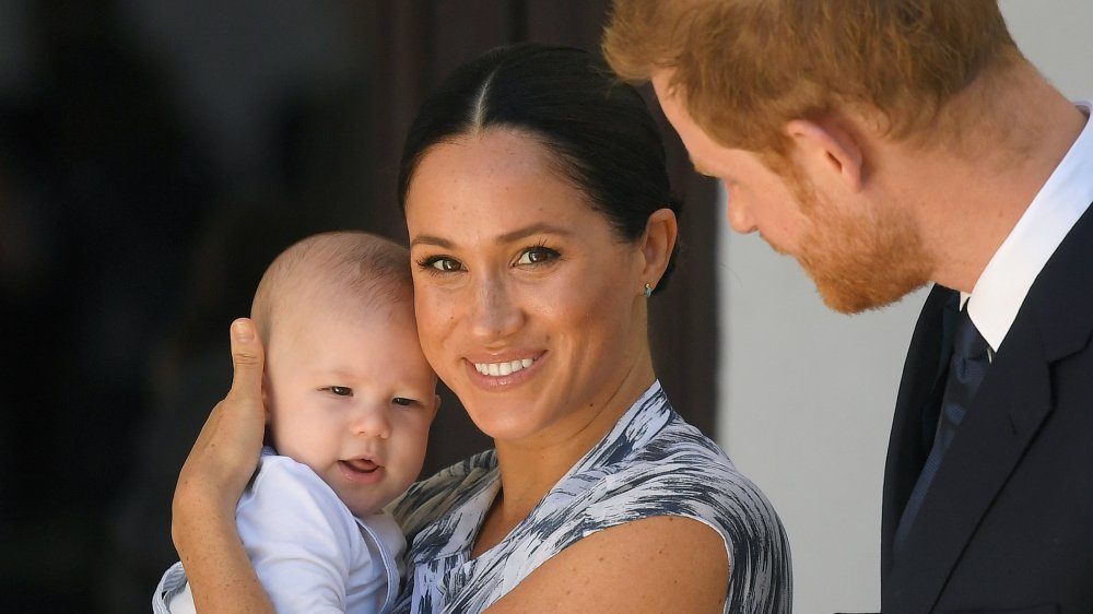 Meghan Markle, Prince Harry, and baby Archie Harrison Mountbatten-Windsor