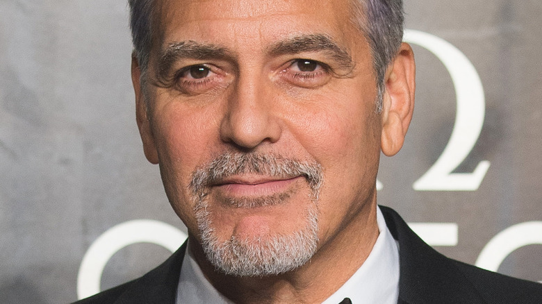 George Clooney smirking 