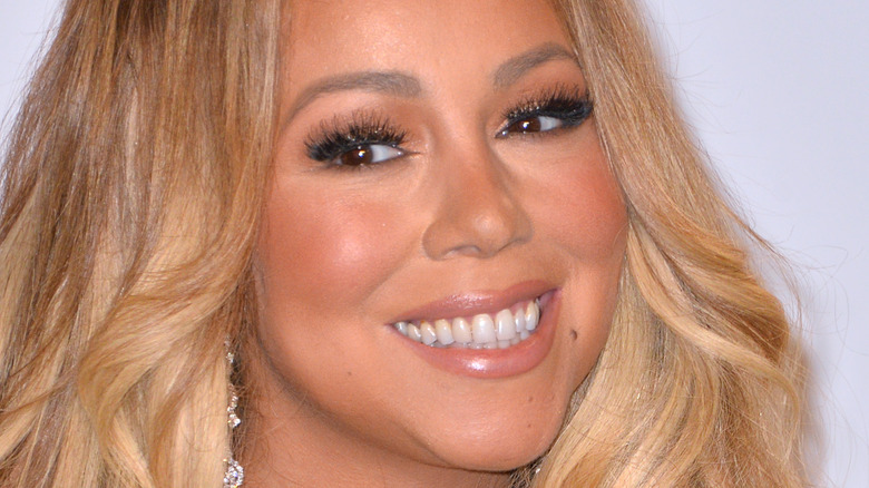 Mariah Carey smiling