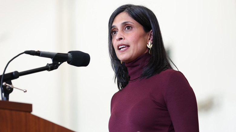 Second Lady Usha Vance speaks in 2025