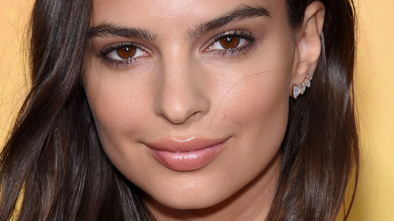 Emily Ratajkowski subtle smile