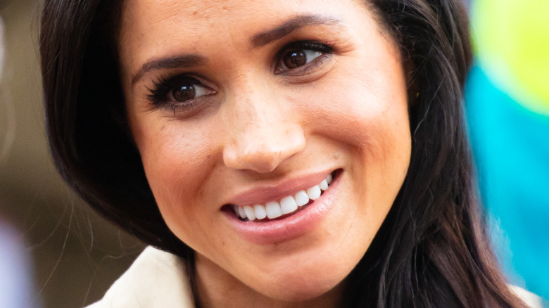 Meghan Markle smiling