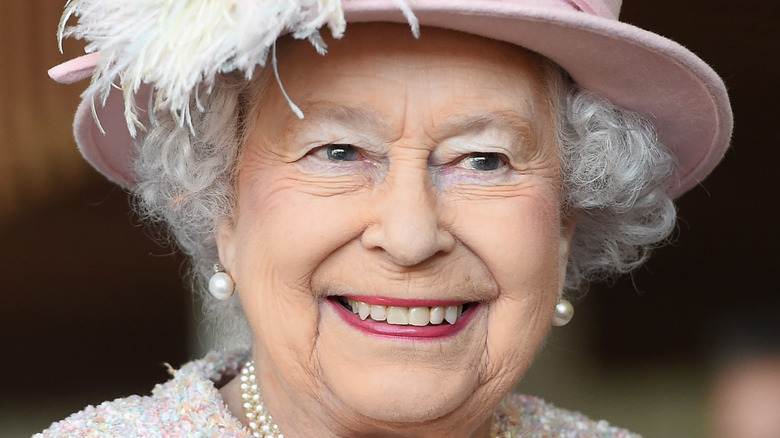 Queen Elizabeth smiling