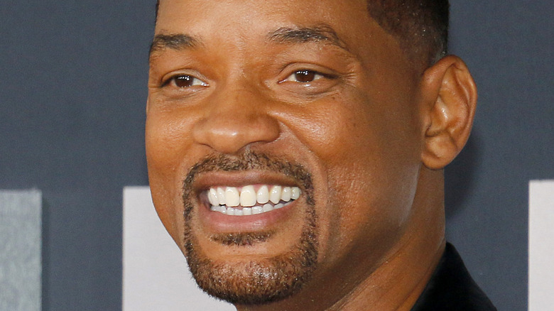 Will Smith posing at a premiere