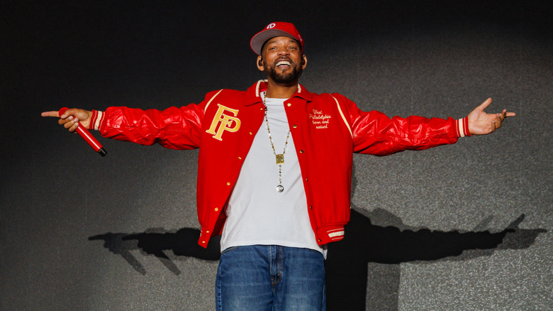 Will Smith rapping as Fresh Prince