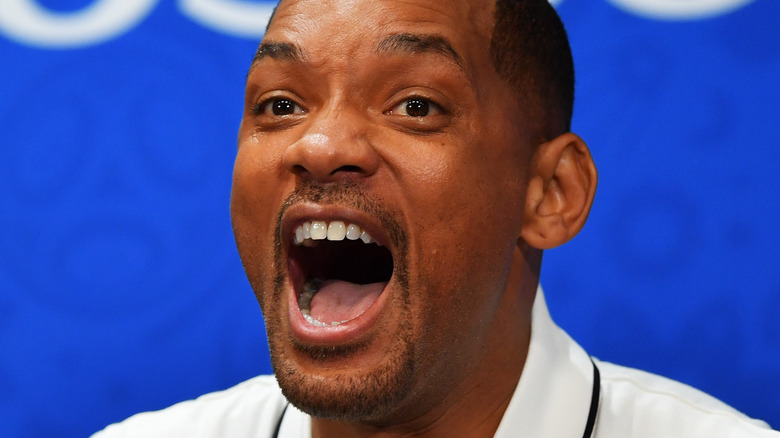 Will Smith yelling