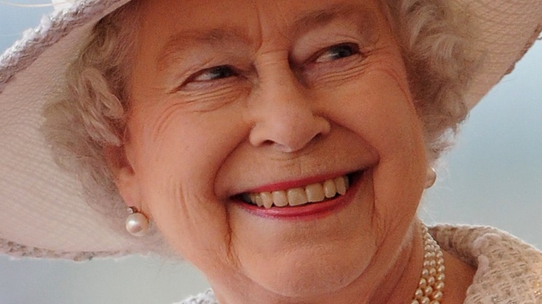 Queen Elizabeth cream hat