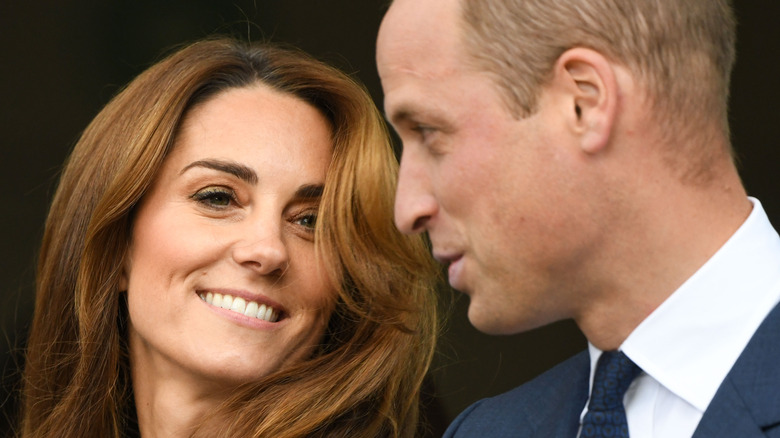 Kate Middleton and Prince William candid