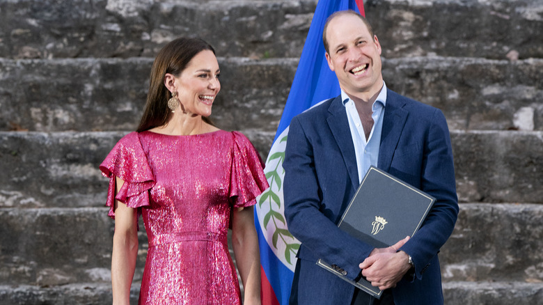 Kate Middleton and Prince William smiling