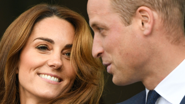 Kate Middleton and Prince William smiling