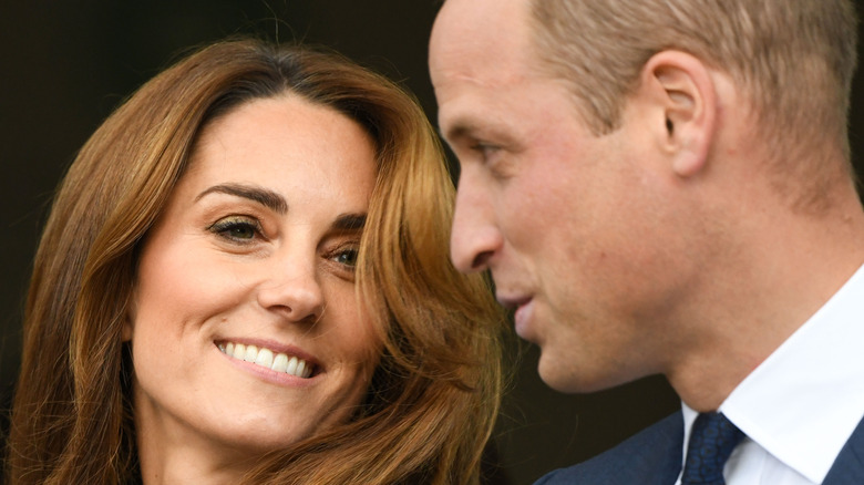 Kate Middleton and Prince William smiling