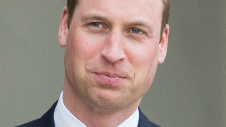 Prince William slight smile