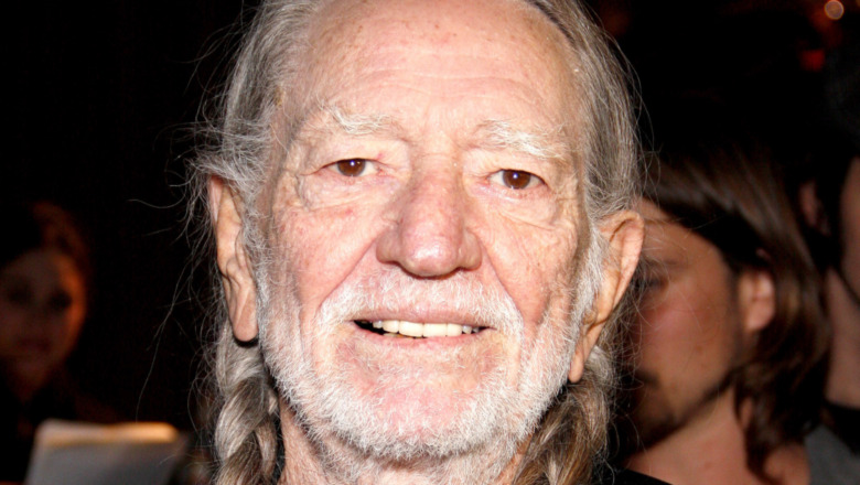 Willie Nelson smiling