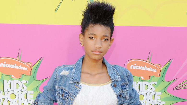 Willow Smith with sad expression