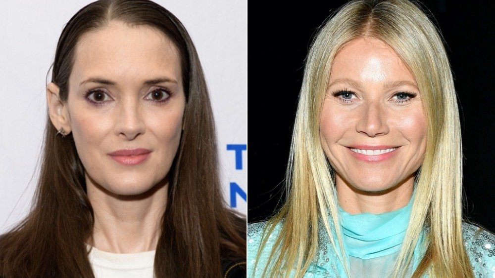Actresses Winona Ryder and Gwyneth Paltrow