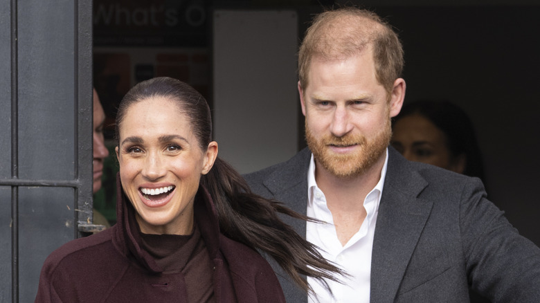 Up-close photo of Prince Harry and Meghan Markle in October 2026.