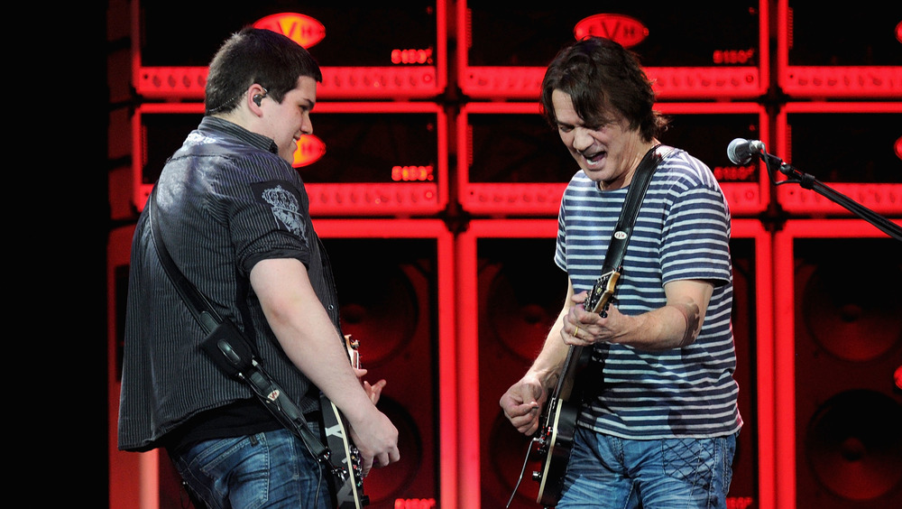 Wolfgang and Eddie Van Halen