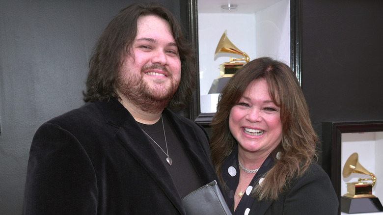 Valerie Bertinelli and Wolfgang Van Halen at the Grammys