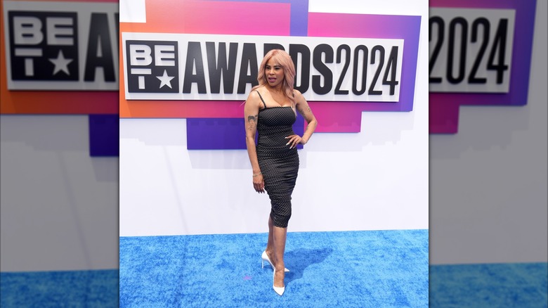 Laurieann Gibson posing in heels