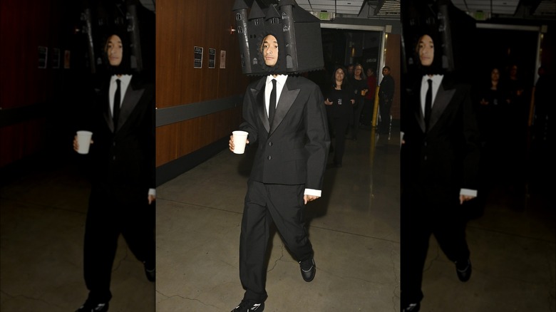 Jaden Smith at the Crypto.com Arena for the 2025 Grammy Awards