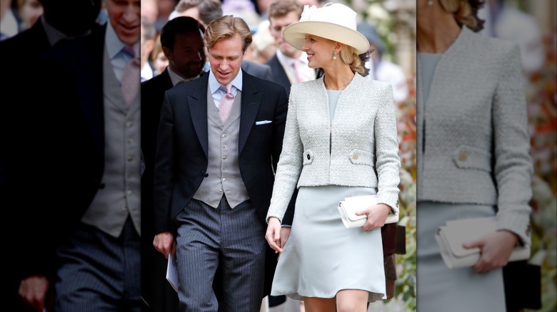 Tom Kingston and Lady Gabriella Windsor at the wedding of Pippa Middleton and James Matthew.