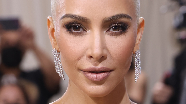 Kim Kardashian attending The 2022 Met Gala