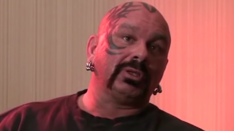Perry Saturn being interviewed 