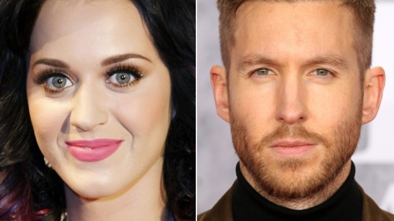 Katy Perry and Calvin Harris split image