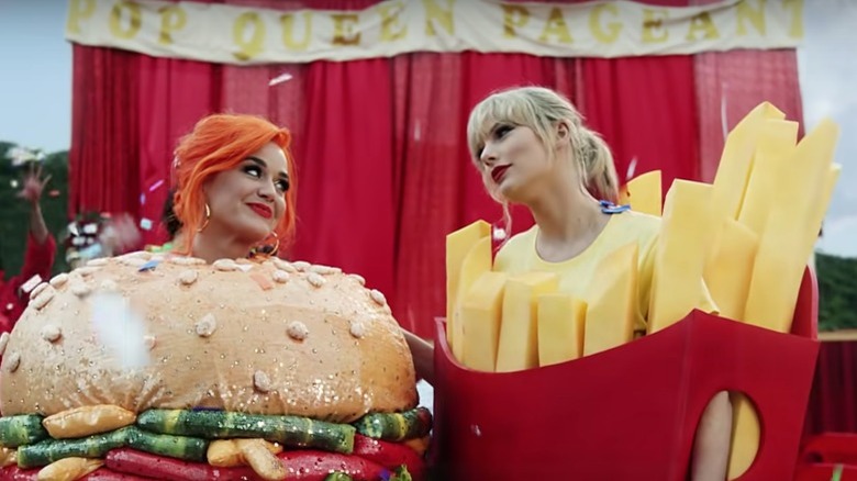 Katy Perry and Taylor Swift in "You Need To Calm Down" video