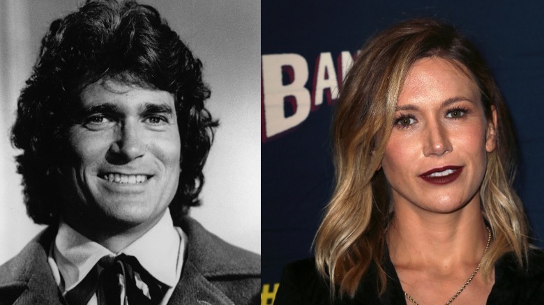 Michael Landon headshot, Jennifer Landon posing