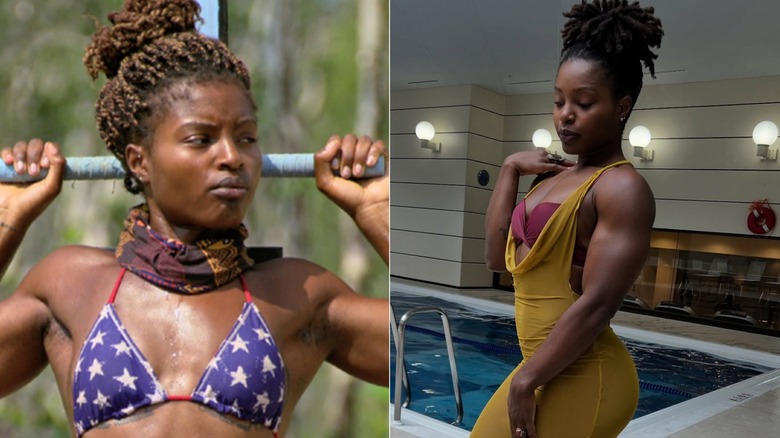 Cydney Gillon posing yellow dress