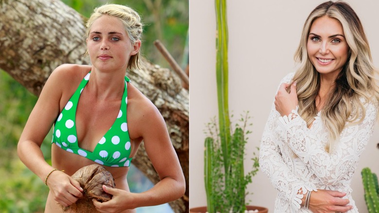 Kat Edorsson smiling with plant