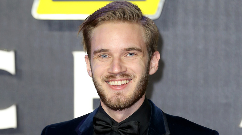 PewDiePie smiling